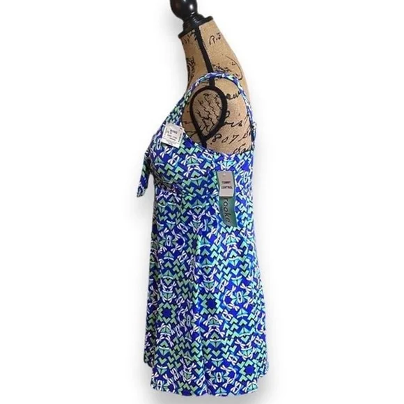 Penbrooke Swimsuits Tummy Control Size 16 Purple, Green, Black & White - Picture 5 of 10